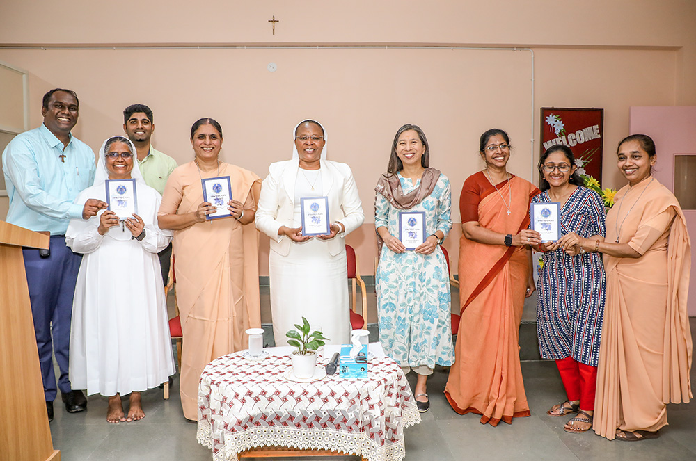The Conference of Religious Women India releases its five-year strategic plan on March 19 in Bengaluru, India. (Courtesy of Maria Nirmalini)