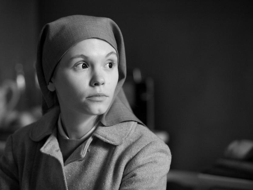 Ida/Anna, played by Agata Trzebuchowska, in a scene from the 2013 Polish film just released in the U.S., “Ida.” (Courtesy of Music box Films)