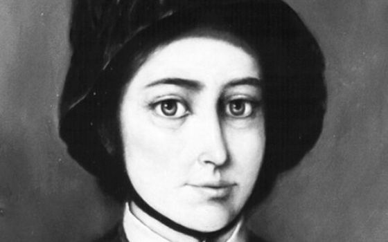 A youthful St. Elizabeth Ann Seton, the first native-born American to be canonized, is portrayed in this painting by Joseph Dawley. (CNS file photo) 