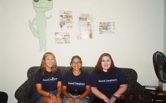 A film photo of my community and me (left) in the beginning of our service year in August 2020 (Provided photo)