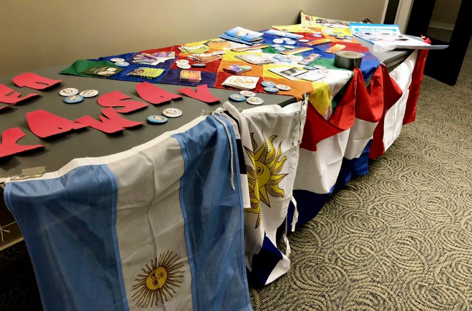  Displays from every country and network provided brochures and contact information throughout the anti-trafficking conference in Cleveland.