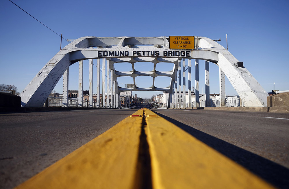 The Edmund Pettus Bridge is seen in Selma, Alabama, in 2015. (CNS/Reuters/Jim Young)