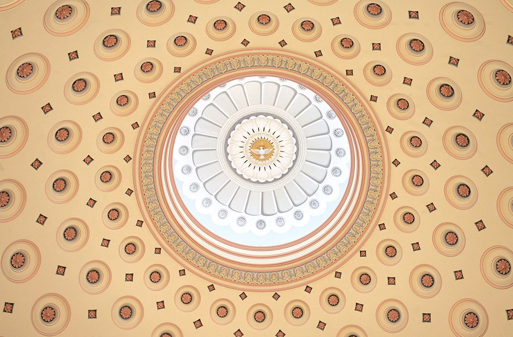 The main dome of Baltimore's Basilica of the National Shrine of the Assumption of the Blessed Virgin Mary (CNS/Nancy Wiechec)