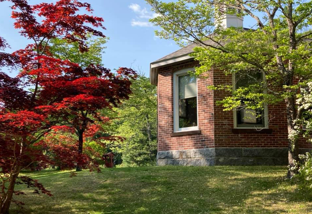 The Sacred Heart on the Lake retreat center is on 46 wooded acres in buildings that were originally used for a factory and built in 1820. (Courtesy of the Apostles of the Sacred Heart of Jesus)