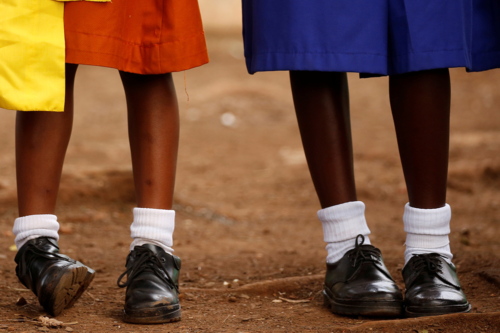 Girls in Nairobi, Kenya, in March 2018 (CNS/Reuters/Jonathan Ernst)