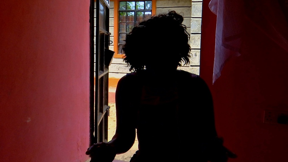 A suspected victim of human trafficking to India who returned to Kenya with the help of the International Organization for Migration is seen in Nairobi on Aug. 4, 2020. (CNS/Reuters/Jackson Njehia)