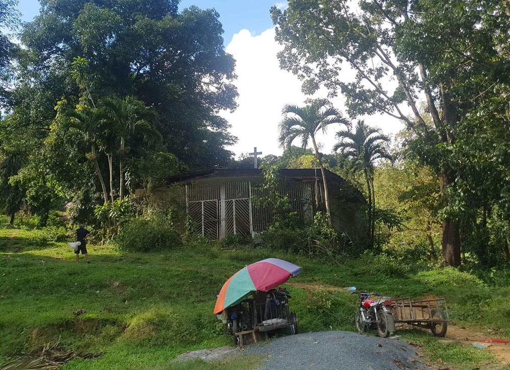 The old chapel at the Aeta Resettlement and Rehabilitation Center in Subic, Zambales, Philippines (Oliver Samson)