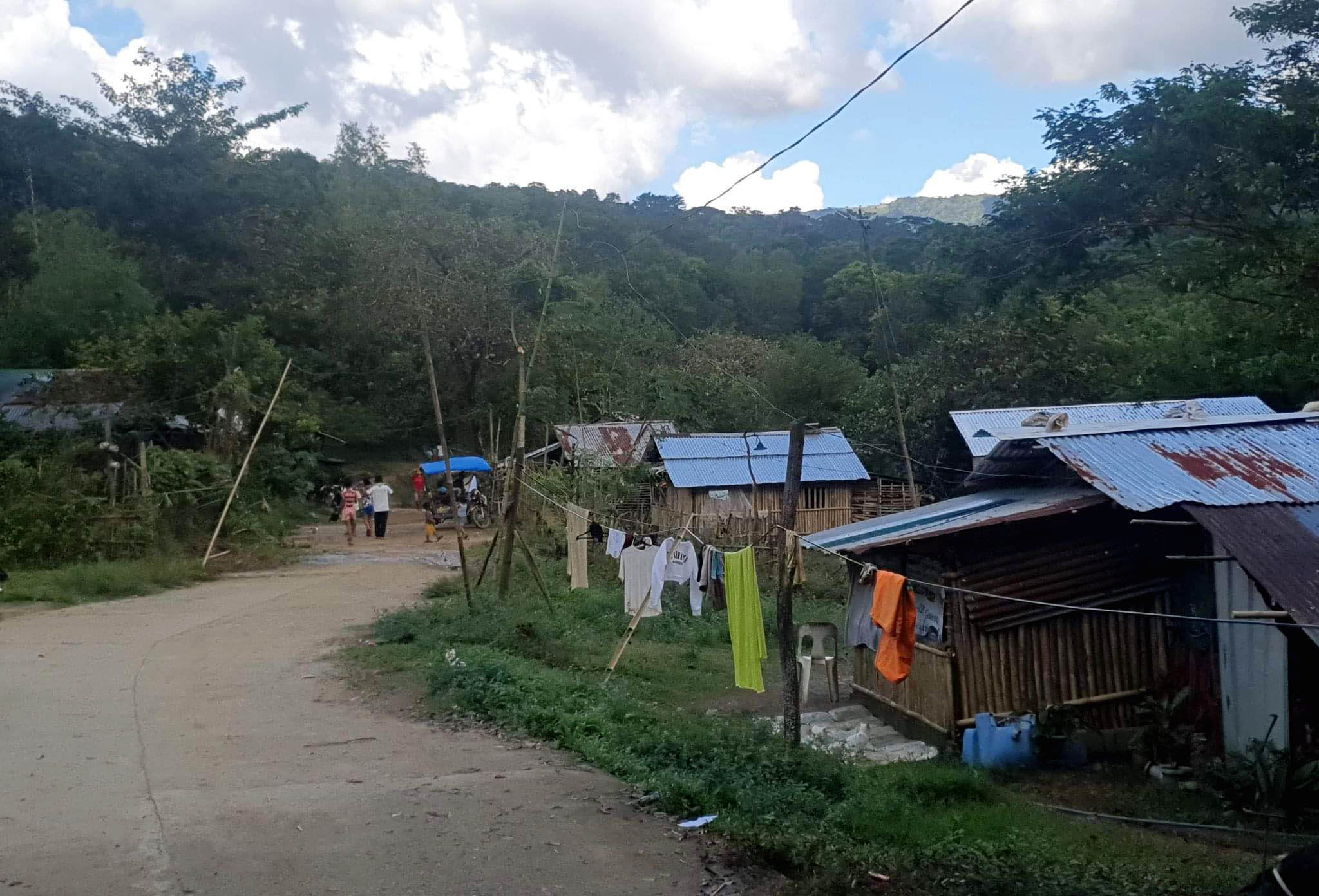 Houses in Phase 4 at the Aeta Resettlement and Rehabilitation Center in Subic, Zambales. The village is subdivided into five phases. (Oliver Samson)