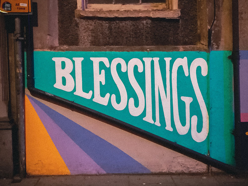 Blessings sign (Unsplash/Jack Niles)