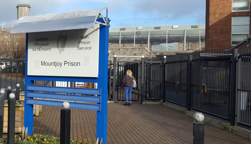 The North Circular Road entrance to Mountjoy Prison in Dublin