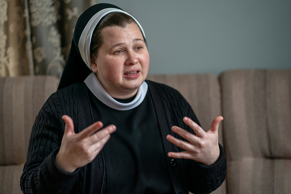 Basilian Sr. Anna Andrusiv in Lviv, Ukraine (Gregg Brekke)