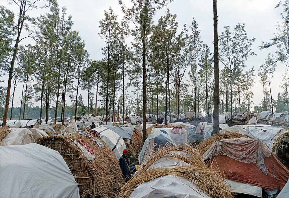 A refugee camp in Rutshuru, Democratic Republic of Congo (Courtesy of María de Lourdes López Munguía)
