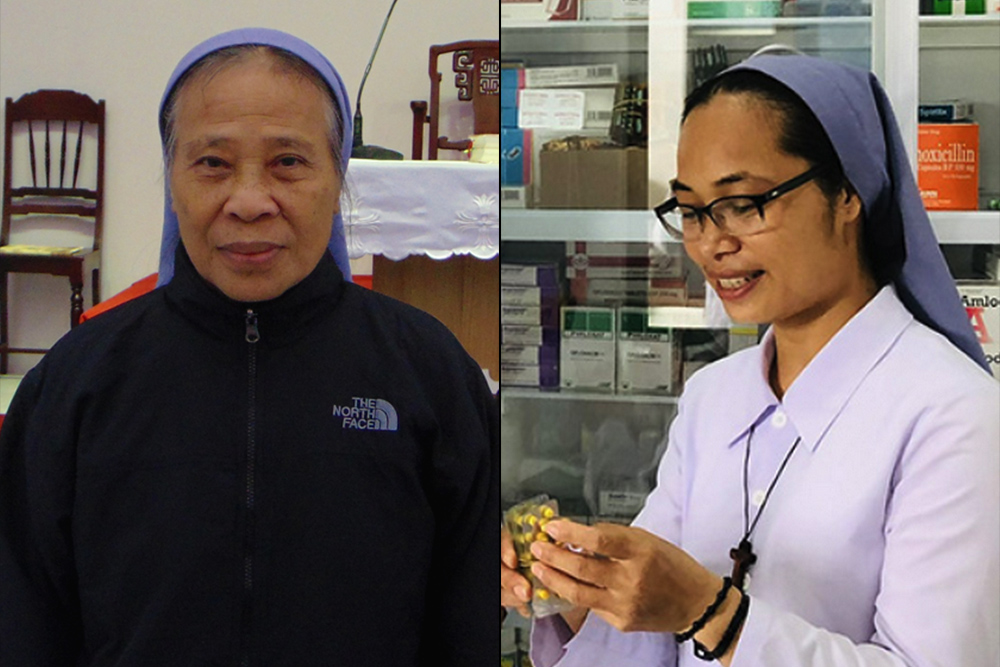 Left: Sr. Anne Nguyen Thi Nguyet (Joachim Pham); right: Sr. Mary Do Thi Ha (Courtesy of Kim Long Charity Clinic)