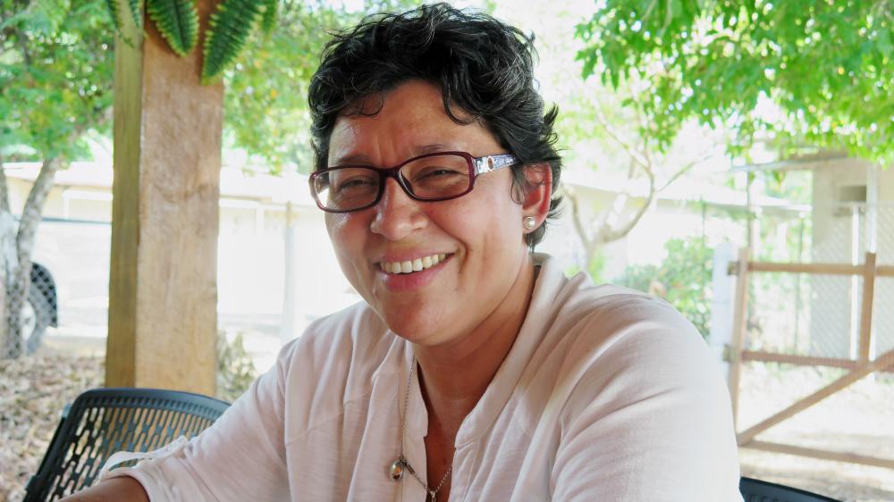 Sr. Edia "Tita" López has been a constant presence in the fight against hydroelectric dams in Panama since 2005.
