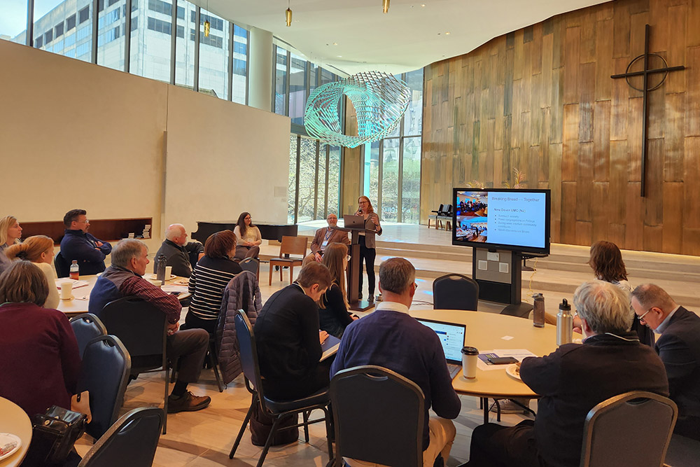 The Associated Church Press and the Religion Communicators Council met April 19-21 in a joint convention at Fourth Presbyterian Church in Chicago. (GSR photo/Chris Herlinger)