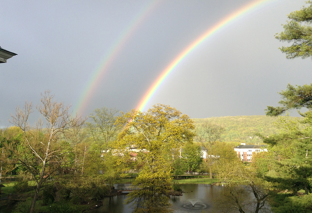 Scenery from the motherhouse campus of the Sisters of St. Dominic of Blauvelt, New York (Courtesy of Dorothy Maxwell)