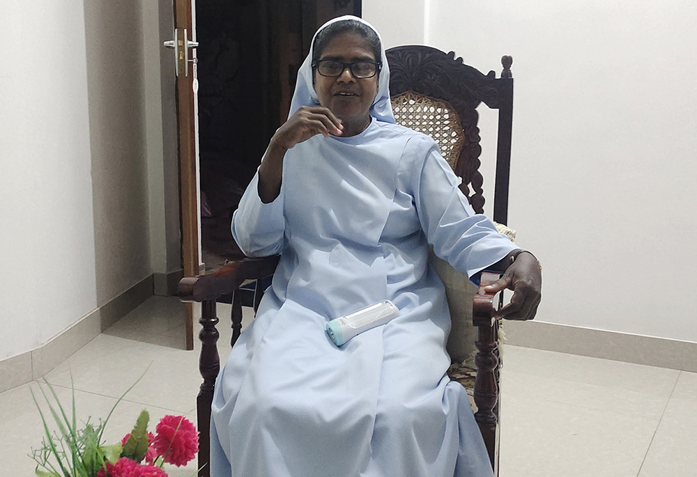 Salvatorian Sr. Kanchana Silva Pulle, a counselor who accompanied survivors of the 2019 Easter bomb attack in Sri Lanka (Thomas Scaria)