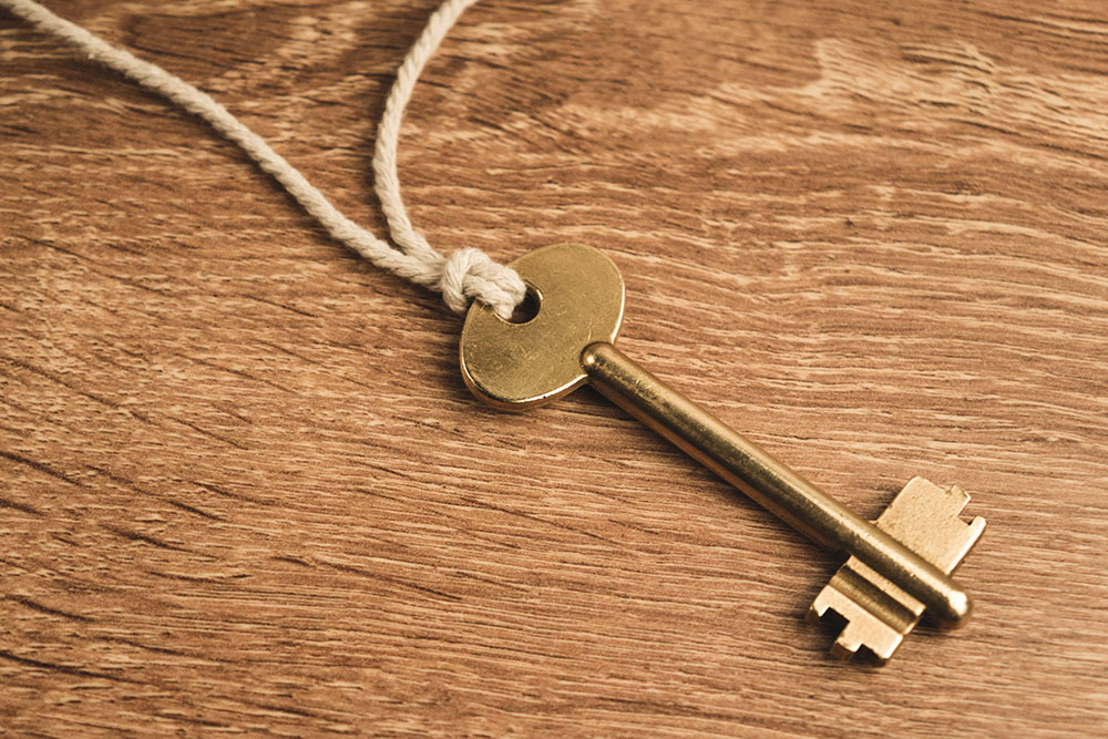 A single key on a string (Unsplash/Konstantin Evdokimov)