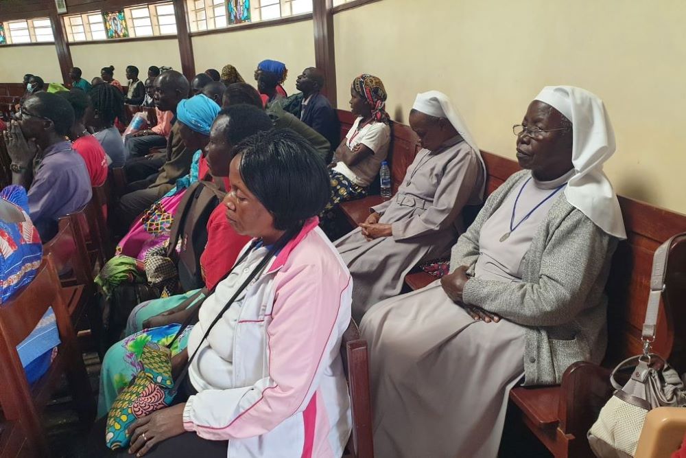 Religious sisters attend Mass inside the chapel at the Uganda Martyrs Shrine in Namugongo ahead of the Martyrs Day celebration on June 3. (GSR photo/Gerald Matembu)