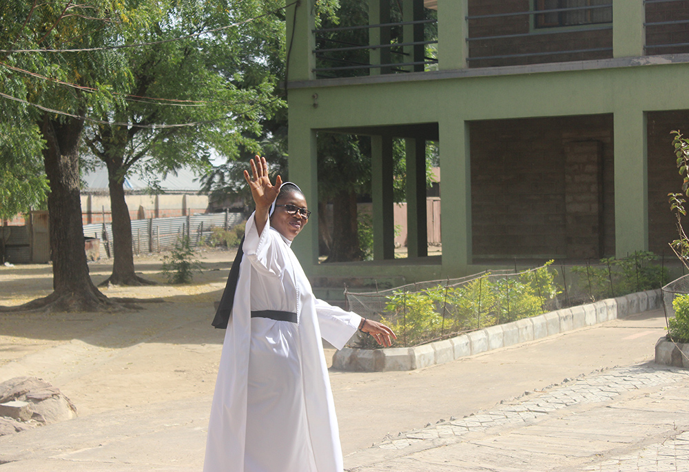 Sr. Justina Nnajiofor says her family is concerned for her safety and always calls to check in on her and other sisters in the community. (Patrick Egwu)