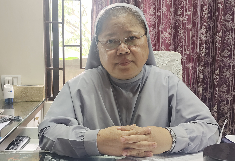 Sr. Rose Paite, a Manipuri member of the Missionary Sisters of Mary Help of Christians from the Paite tribal community in Manipur (Thomas Scaria)