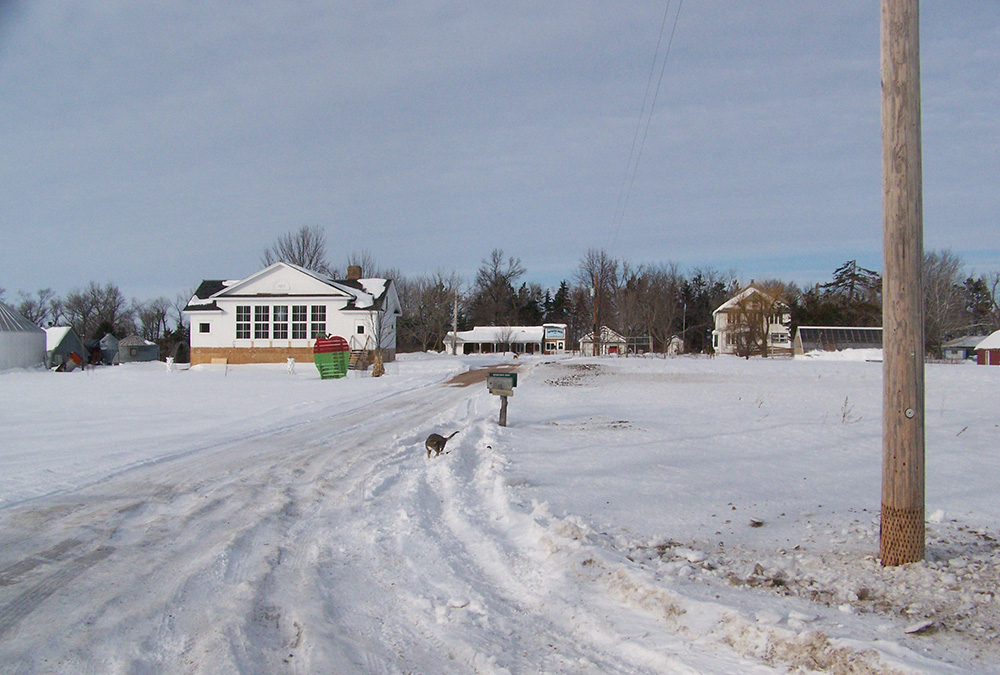 Earthrise Farm in winter (Courtesy of Kathleen Fernholz)