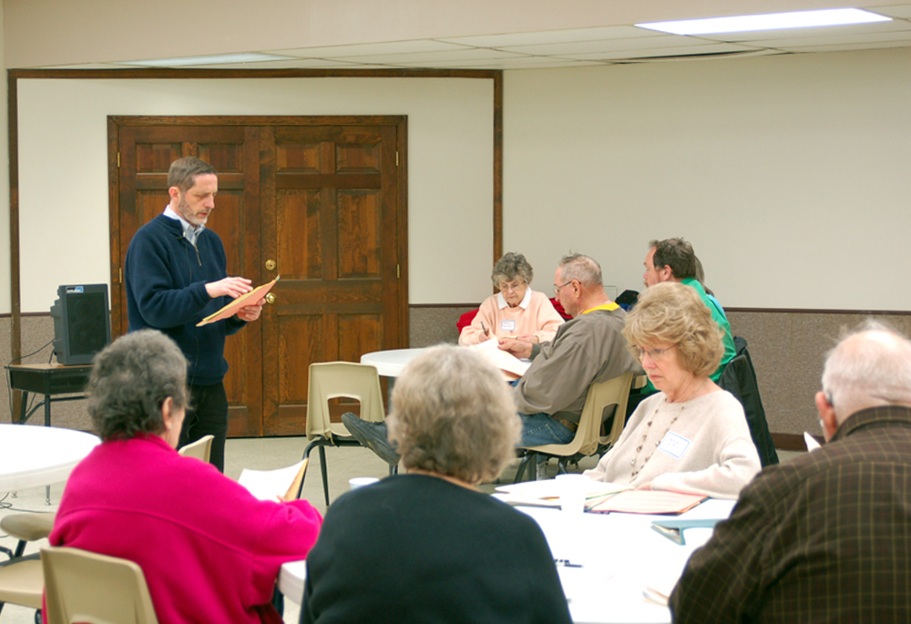 iagio Mazza, an adult faith formation and religious educator for nearly 50 years, leading adult formation at St. Sabina Parish in Belton, Missouri (Courtesy of Biagio Mazza)