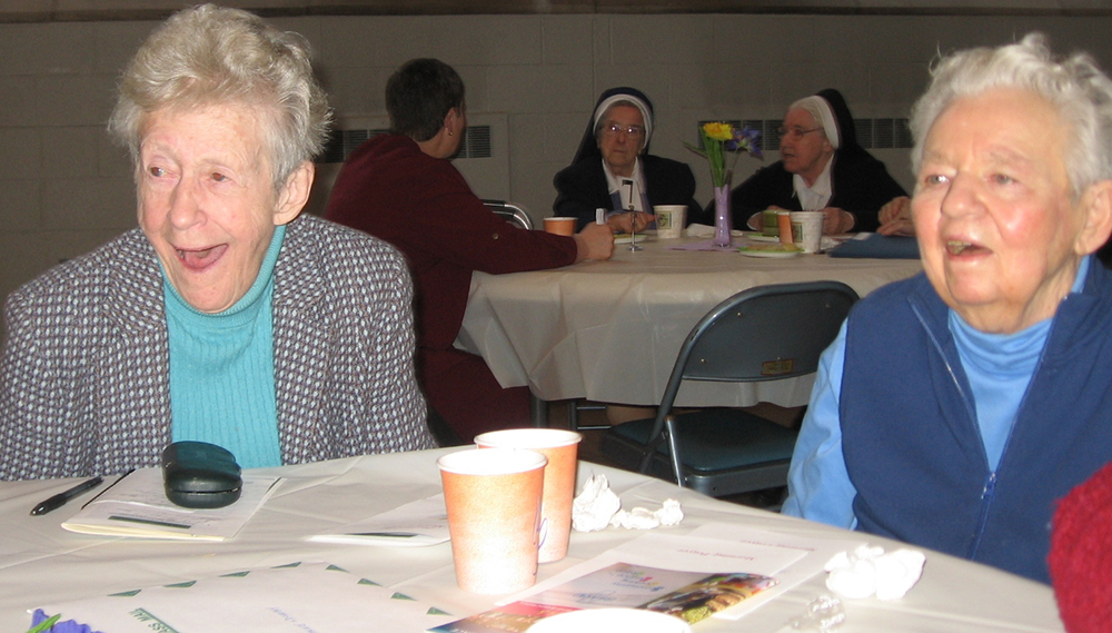 Sr. Jeanne Keaveny, left, and Sr. Dorothy Vidulich in an undated photo. (Photo courtesy of Susan Francois)
