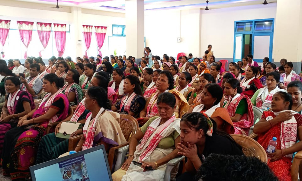 Domestic workers attend an annual meeting at the Centre for Development Initiatives, managed by the Missionary Sisters of Mary Help of Christians at Guwahati, commercial capital of the northeastern Indian state of Assam. (Courtesy of Sr. Rose Paite)