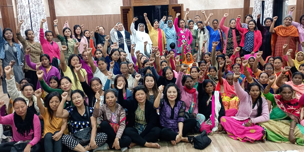 Domestic workers at their annual gathering in Guwahati, Assam, northeastern India (Courtesy of Sr. Rose Paite)