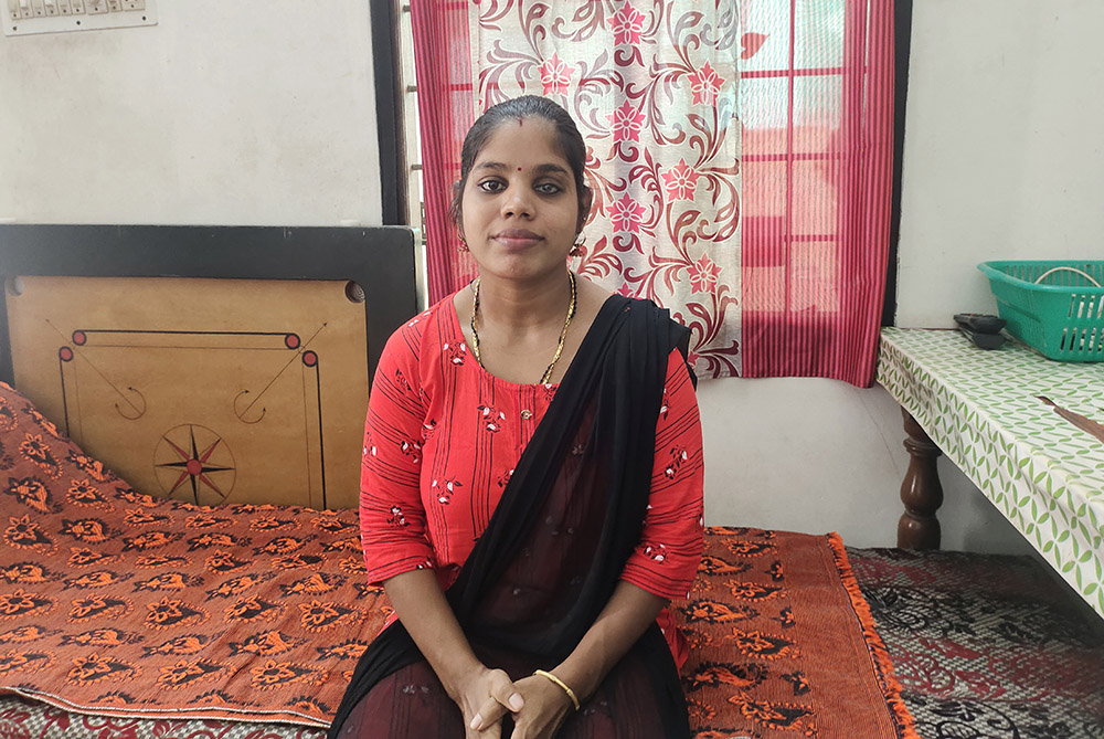Reena, who inspired the foundation of Homes of Hope, at her new home in Fort Kochi, Kerala (Thomas Scaria)