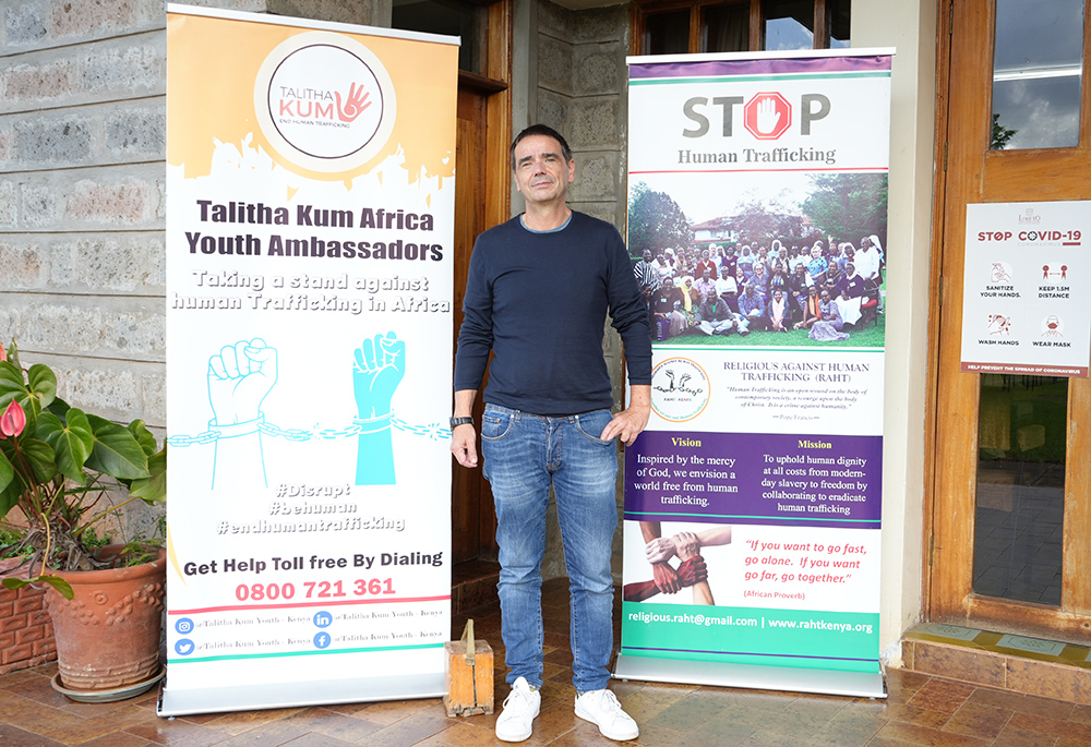 Italian professor Stefano Volpicelli served as one of the tutors at the Talitha Kum international leadership training in Nairobi, Kenya. He is one of the people who helped the International Union of Superiors General develop Talitha Kum and answer Pope Francis' call to end global human trafficking. (Wycliff Peter Oundo)