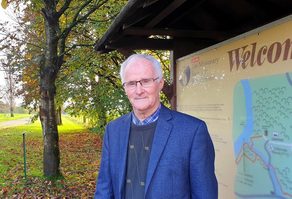 Fr. Alo Connaughton is seen in Dalgan Park, home of the Missionary Society of St Columban in Ireland. (Sarah Mac Donald)