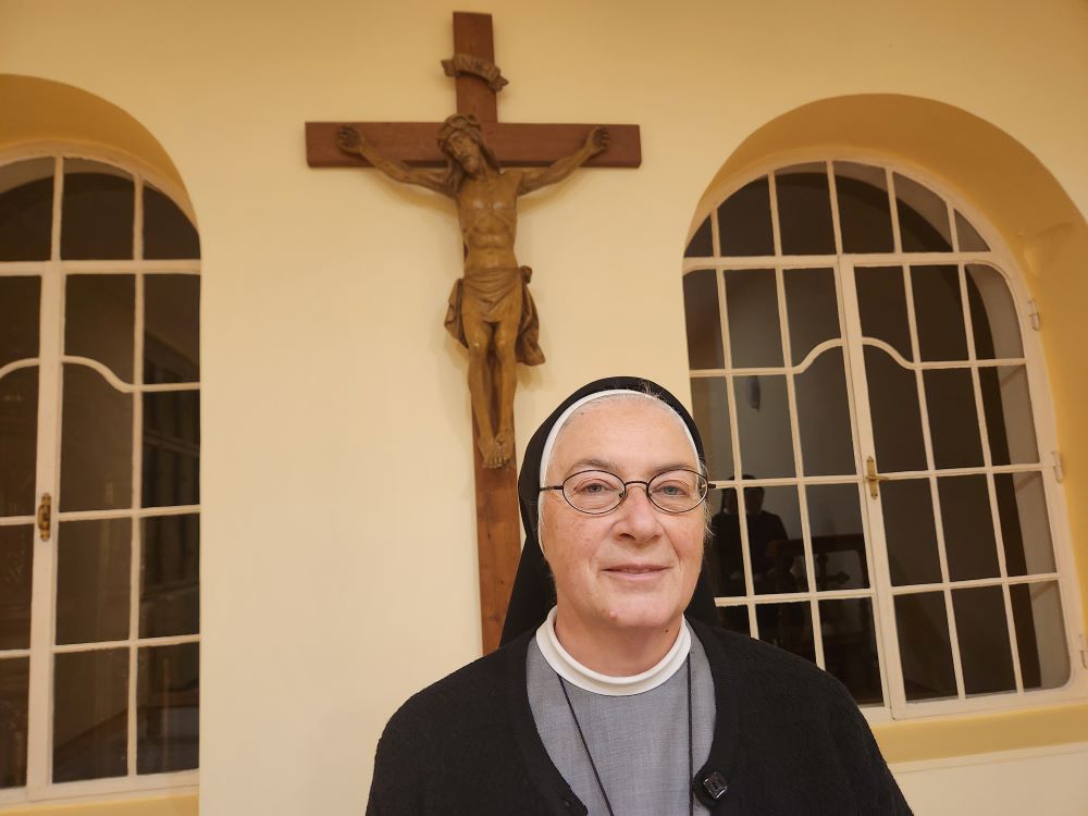 Sr. Franciska Molnar, 68, a member of the Sisters of Mercy of the Holy Cross, ministers at the congregation's home convent in Đakovo, a city about 35 miles west of Vukovar. She says she has been able to forgive the killers of her brother.