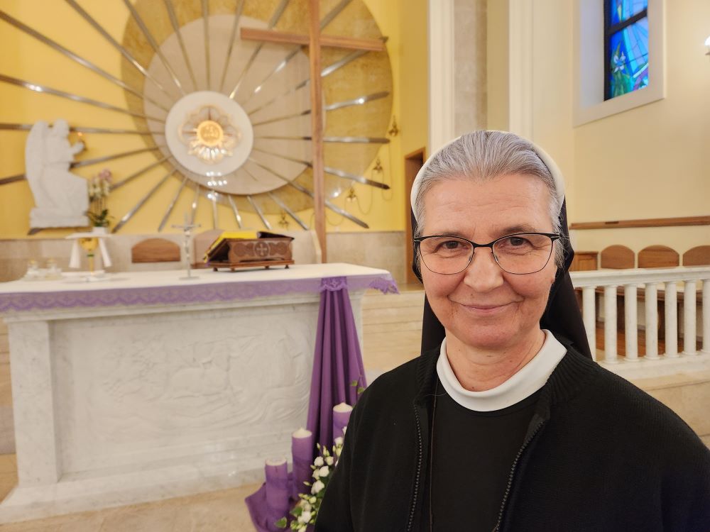 Sr. Franka Bagarić is the provincial superior of the school sisters of St. Francis of Christ the King in Mostar, Bosnia, a city that was largely destroyed in the Bosnian war. (GSR Photo/Chris Herlinger)