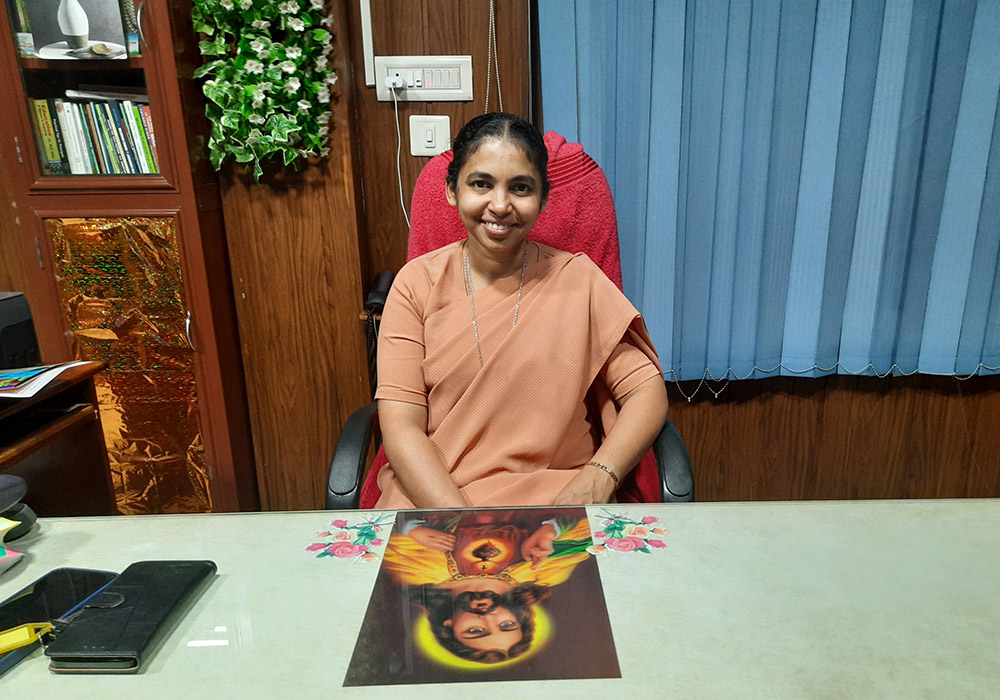 Sr. Vineeta Thomas, a member of the St. Joseph of Chambery congregation and secretary of Kerala Conference of Major Superiors, based in the southwestern Indian state of Kerala (Saji Thomas)