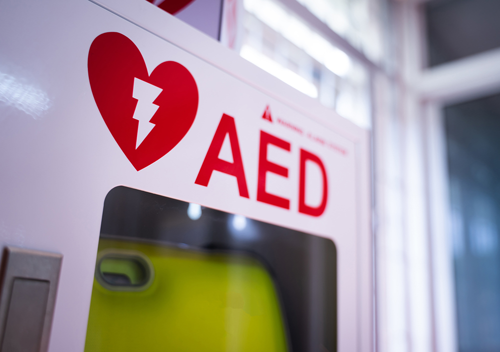 An automated external defibrillator, or AED (Dreamstime/Teerapong Younglek)