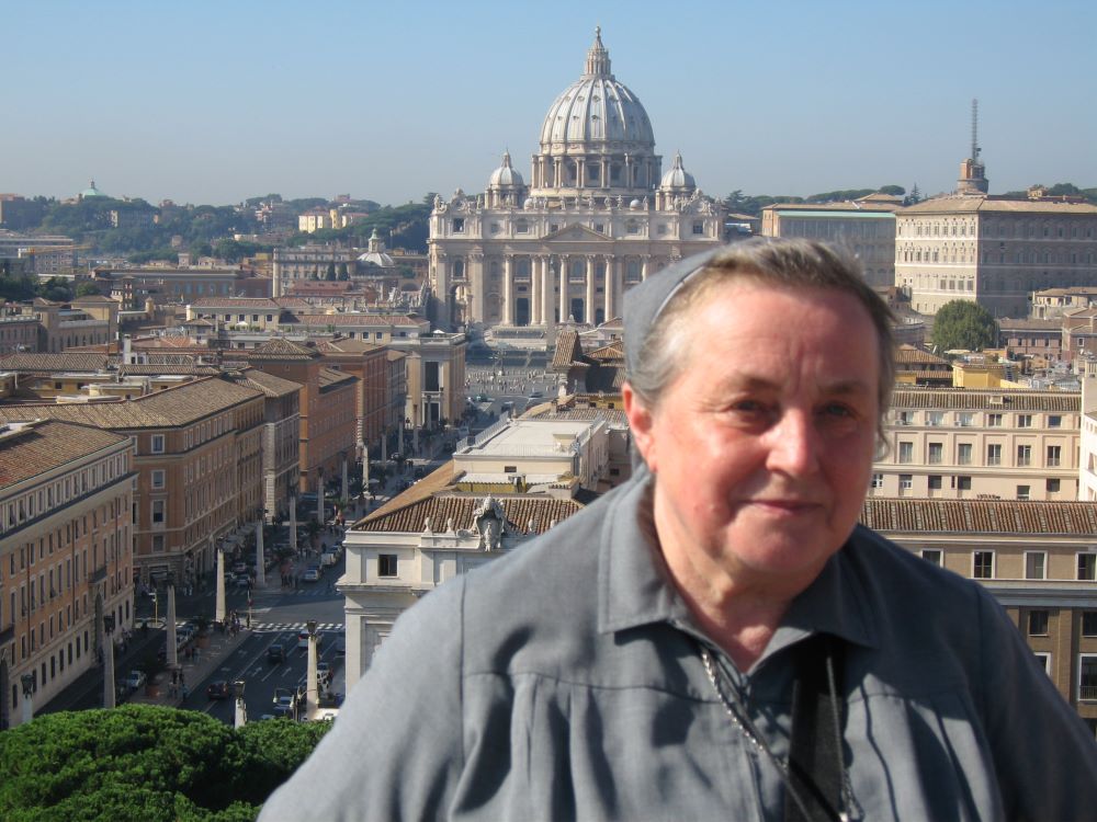 Mother Jolanta Olech, seen in Rome while attending a Vatican meeting