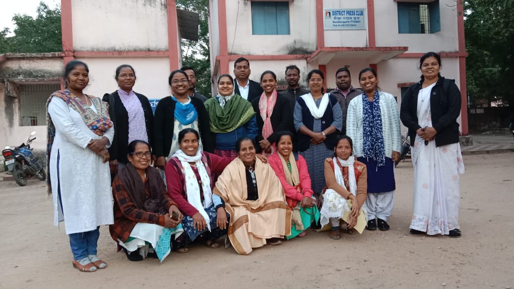 Religious sisters who are part of the Arise Foundation, a network organization for safe migration and protection. (Courtesy of Tessy Jacob)