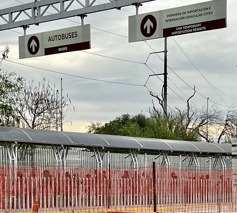 The border crossing between Reynosa, Mexico, and McAllen, Texas (Nancy Sylvester)