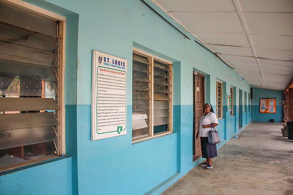 The grade 1 classroom block at St. Louis Nursery and Primary School, run by the Sisters of St. Louis in Akure, Nigeria (GSR photo/Valentine Benjamin)