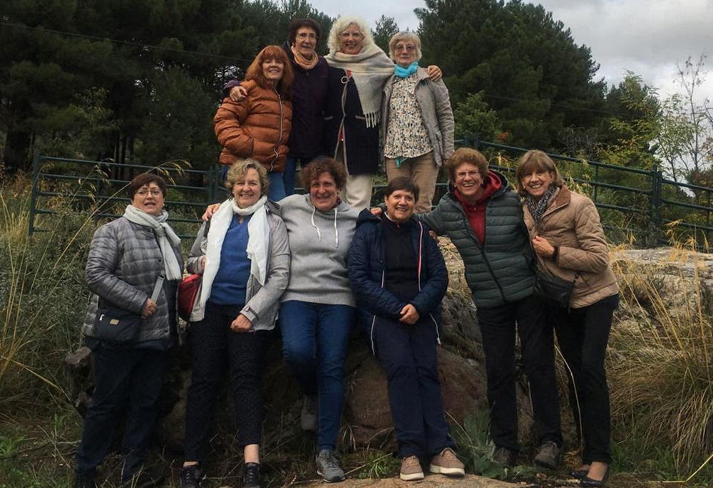 Magda Bennásar, second from the right, with members of the the Community of Magdala (Courtesy of Magda Bennásar) 