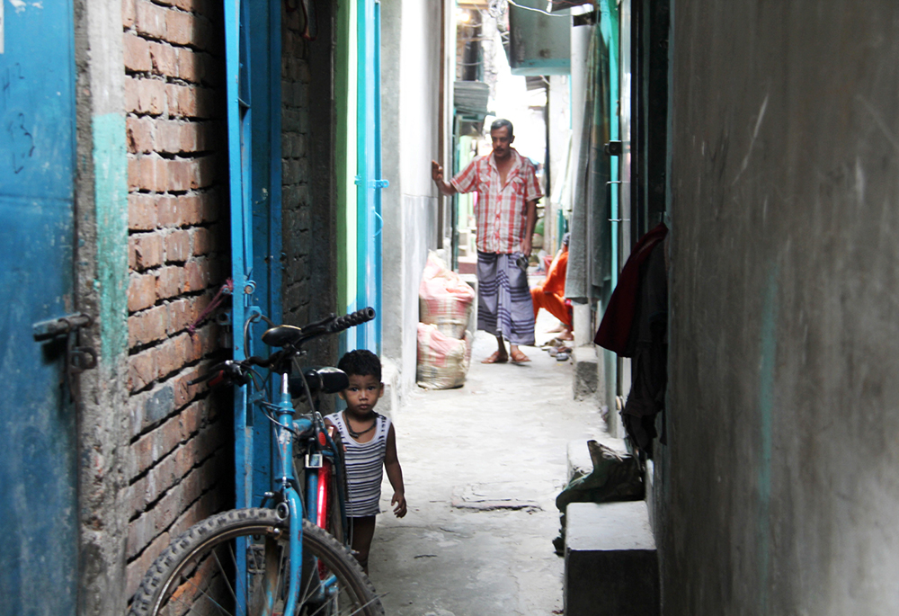 Geneva Camp in Dhaka’s Mohammadpur area is a densely populated settlement of tens of thousands of Biharis. (Stephan Uttom Rozario)