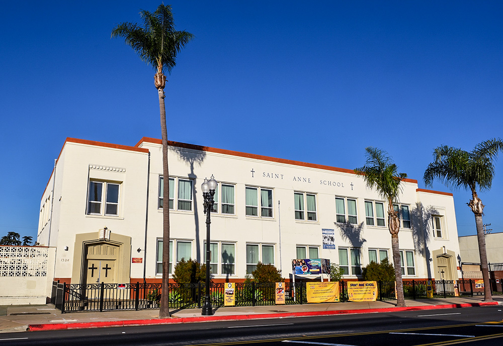 St. Anne School in Santa Ana, California, in seen in November 2023. (Dreamstime/Steven Cukrov)