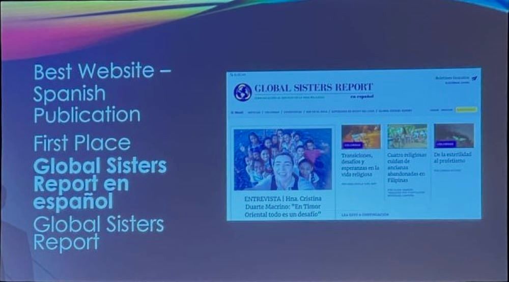 Global Sisters Report en español obtuvo el primer puesto en la categoría de sitio web en este idioma en los Catholic Media Awards 2024, anunciados el 21 de junio en Atlanta, en la conferencia de la Catholic Media Association de Estados Unidos y Canadá. (Foto: Laure Krupp)
