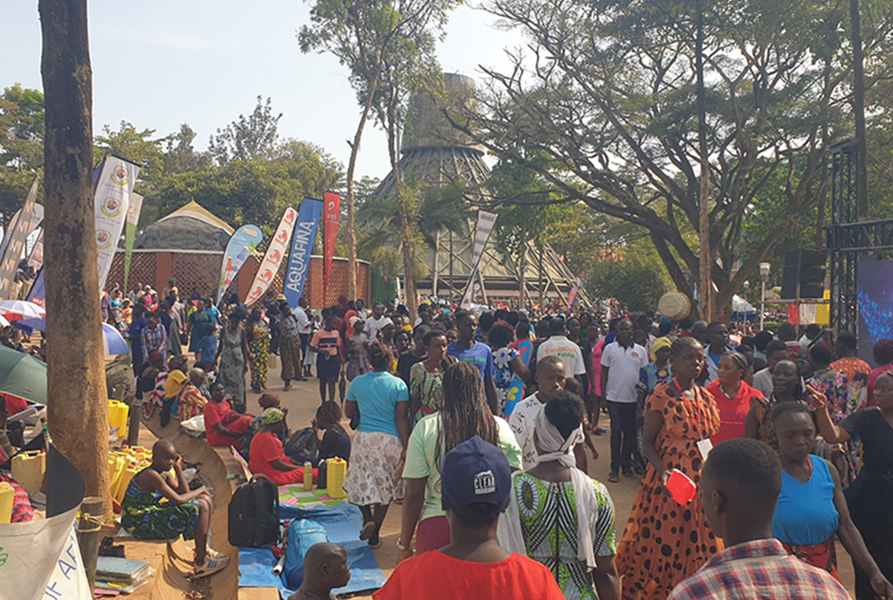More than one million Christian pilgrims flock to Uganda Martyrs Shrine of Namugongo to honor the 22 Catholic and 23 Anglican who were martyred between 1885 and 1887 by the king of Buganda, Kabaka Mwanga II. (GSR photo/Gerald Matembu)