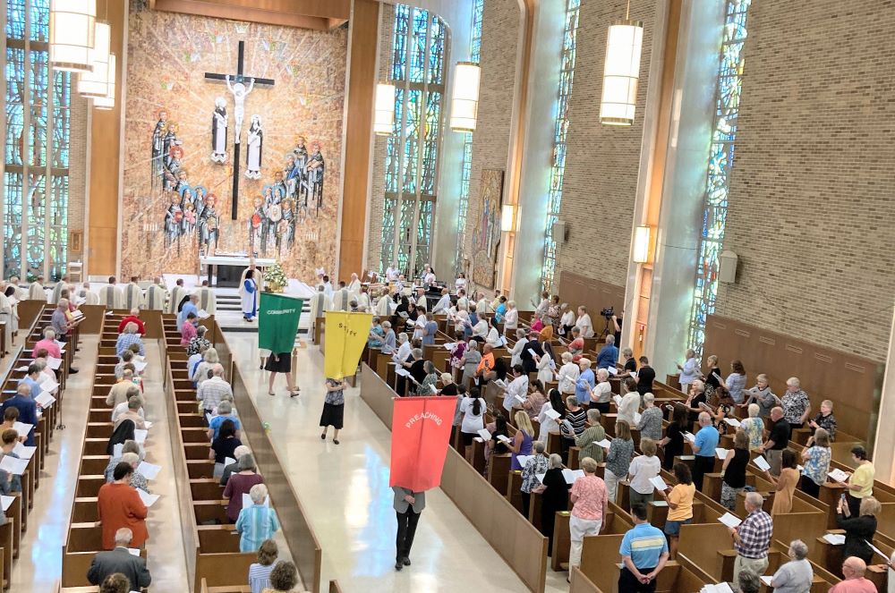 Four Springfield Dominican Sisters will attend the National Eucharistic Congress in IndianapoRecessional for the Mass celebrating the community's 150th anniversary Aug. 19, 2023. Four Springfield Dominican Sisters will attend the National Eucharistic Congress in IRecessional for the Mass celebrating the community's 150th anniversary Aug. 19, 2023.
