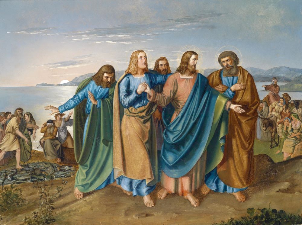 "Jesus at the Sea of Galilee" by Carl Oesterley "Jesus at the Sea of Galilee" by Carl Oesterley