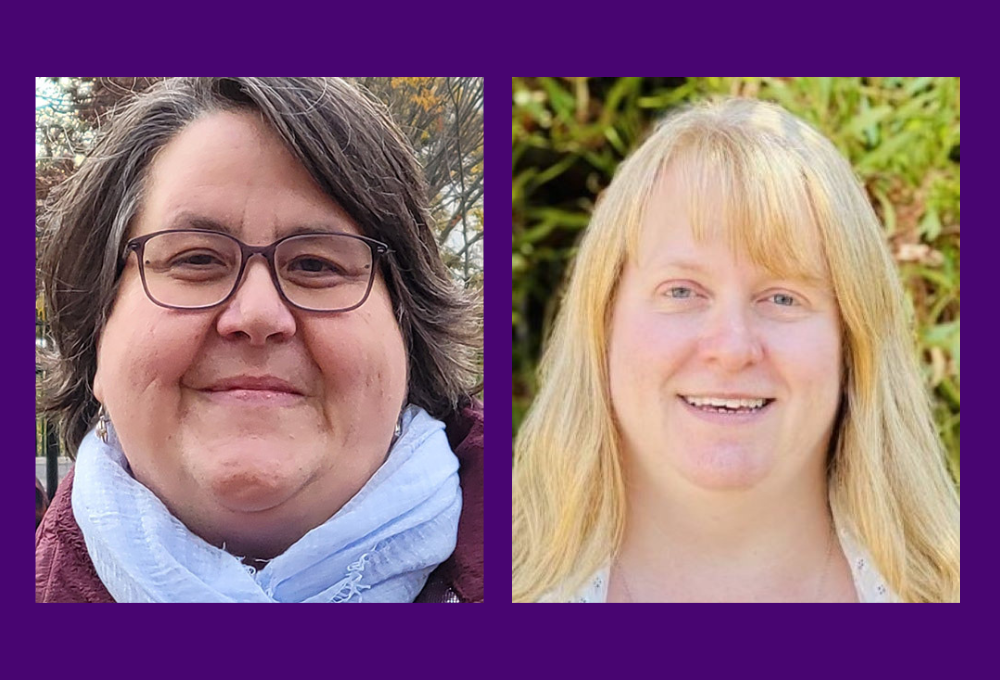Srs. Susan Rose Francois, left, and Juliet Mousseau Srs. Susan Rose Francois, left, and Juliet Mousseau