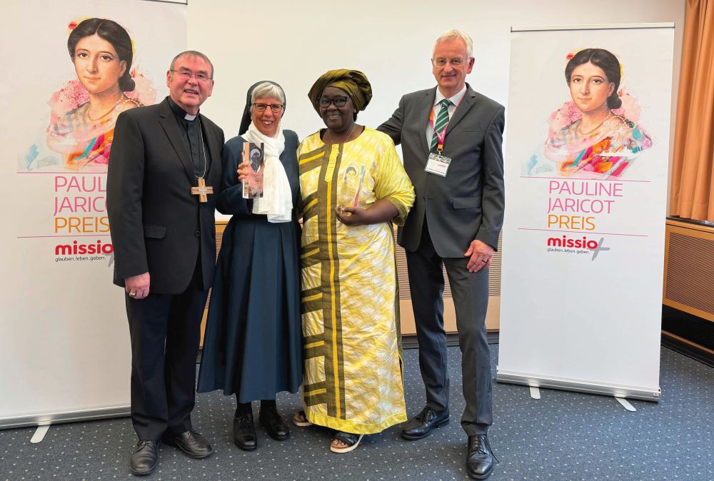 Sr. Lorena Jenal, second from left, during an awards ceremony in Germany. Sr. Lorena Jenal, second from left, during an awards ceremony in Germany.